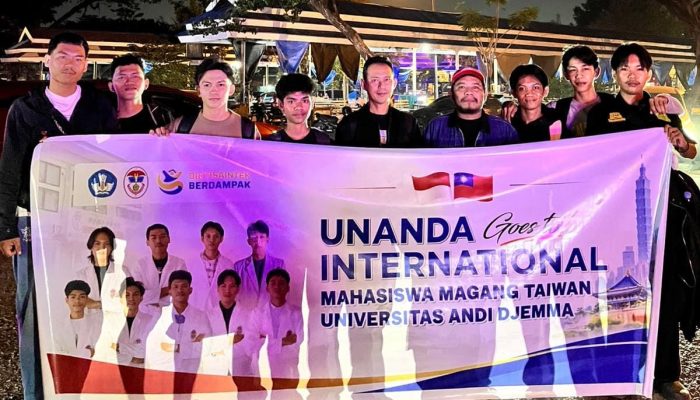 Perluas Pengalaman Global, Unanda Palopo Berangkatkan 9 Mahasiswa Magang ke Taiwan