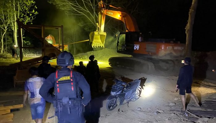 Ditreskrimsus Polda Sulsel Dikabarkan Turut Mengamankan Barang Bukti Lainnya dari Lokasi PETI Bajo Barat