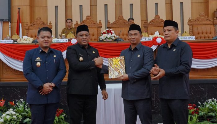 Buka Peluang Investasi dengan Pihak Ketiga, Bupati Luwu Serahkan Dua Ranperda Perseroda dan Penyertan Modal Daerah